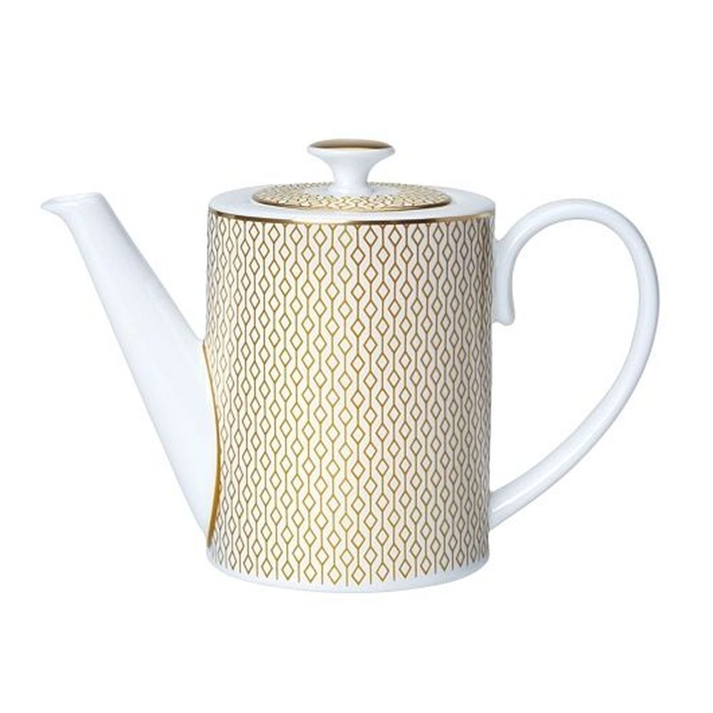 William Edwards Diamond Bone China 15 1/4 Ounce Connoiseur Beverage Pot, 6 Count