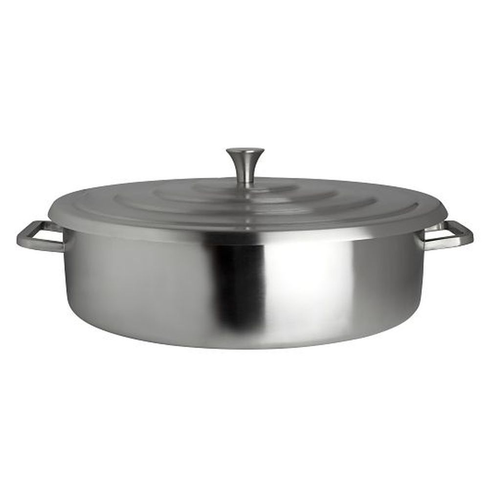 Creations Stainless Steel Round Homestyle Chafer, 2 Gallon Capacity