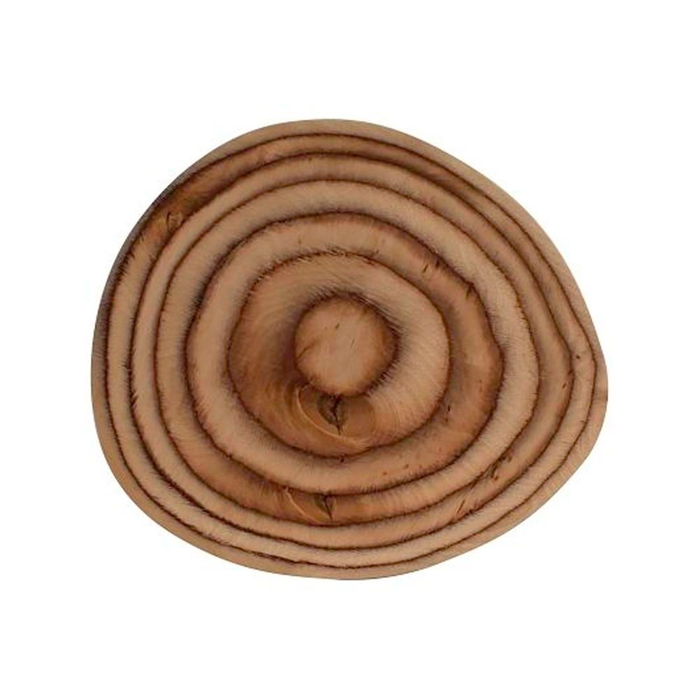 Creations Maritime 10.625 X 12 Inch Wood Plate, 6 Count