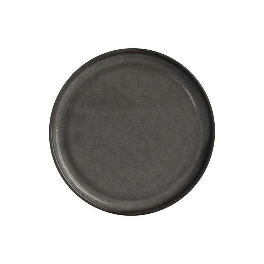 Off Grid Studio Gembrook Gray Stoneware 8 Inch Plate, 24 Count