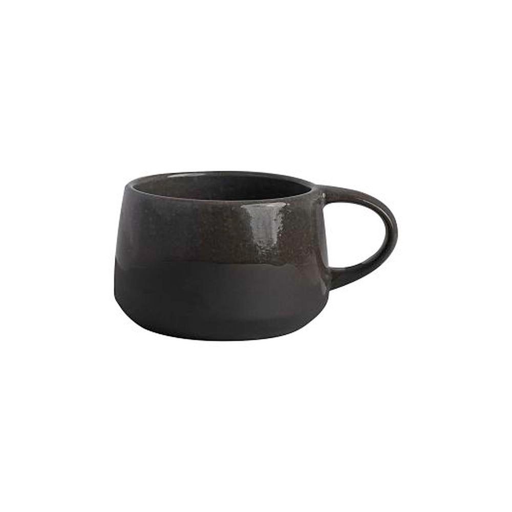 Off Grid Studio Gembrook Gray Stoneware 11 Ounce Mug, 24 Count