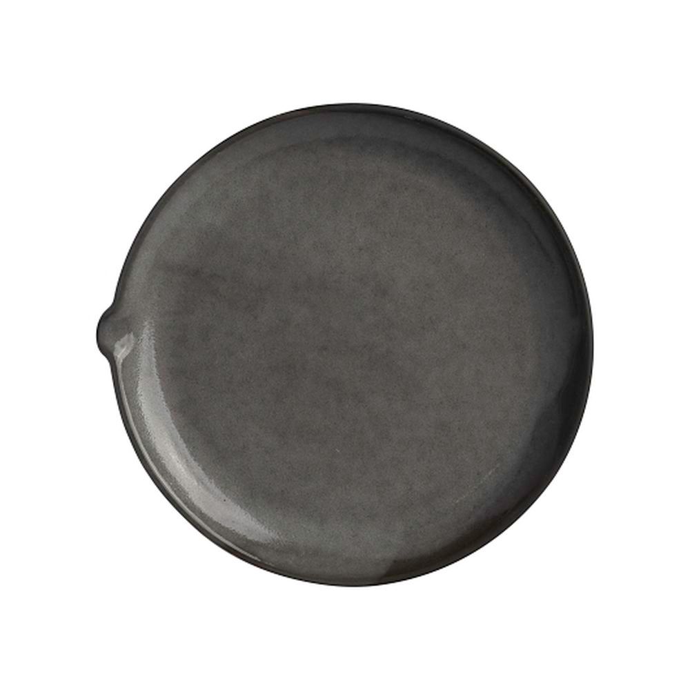 Off Grid Studio Gembrook 10.375 Inch Gray Plate, 24 Count
