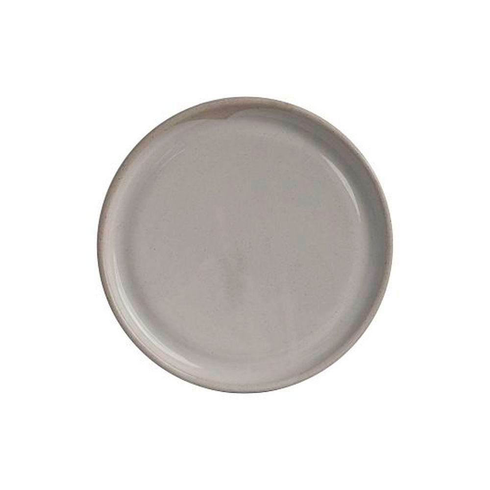 Off Grid Studio Gembrook White Stoneware 6.5 Inch Plate, 24 Count