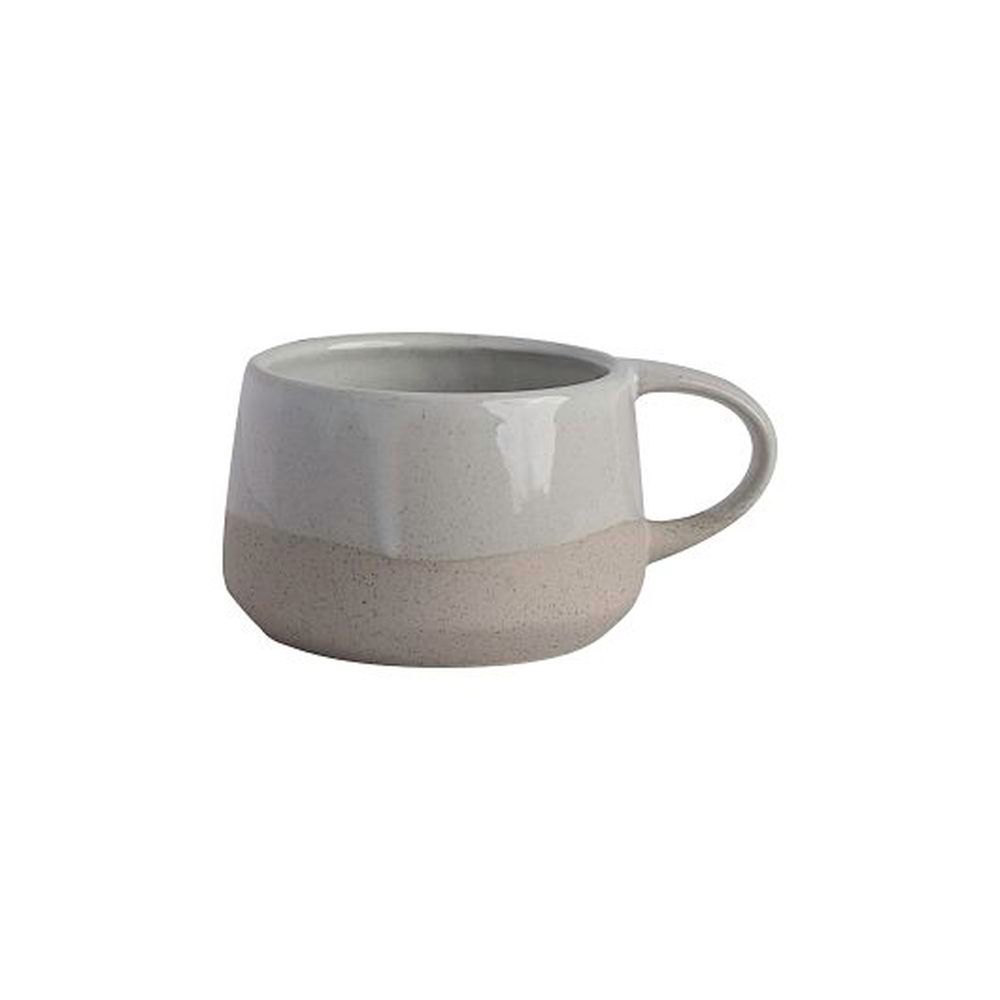 Off Grid Studio Gembrook White Stoneware 11 Ounce Mug, 24 Count