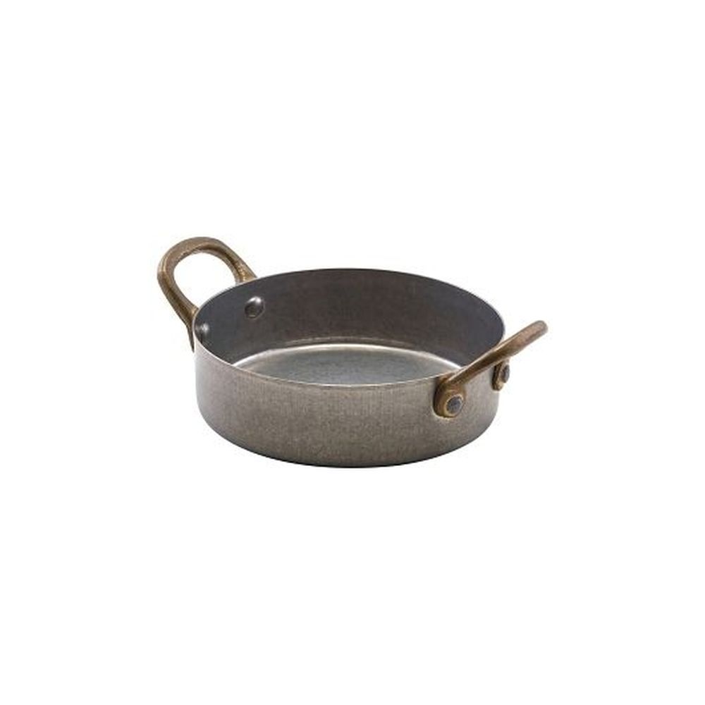 Genware Vintage Stainless Steel 14.875 Ounce Casserole Dish, 12 Count