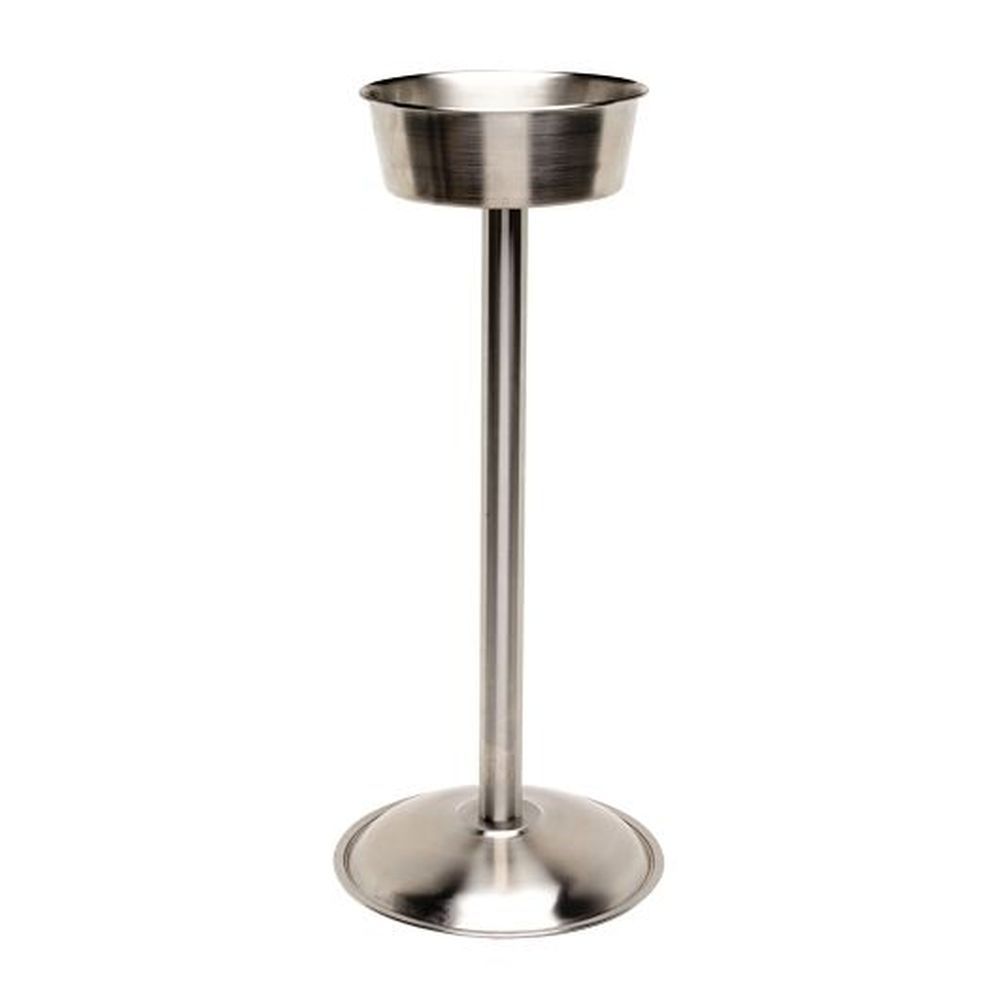Genware Stainless Steel 9 7/8 Inch Wine Bucket Stand, 6 Count