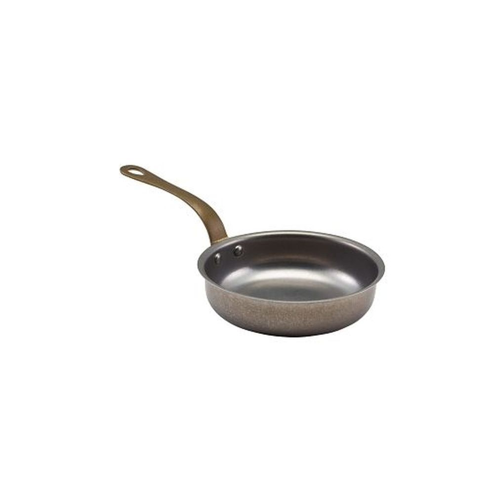 Genware Vintage Stainless Steel 14.75 Ounce Fry Pan, 6 Count