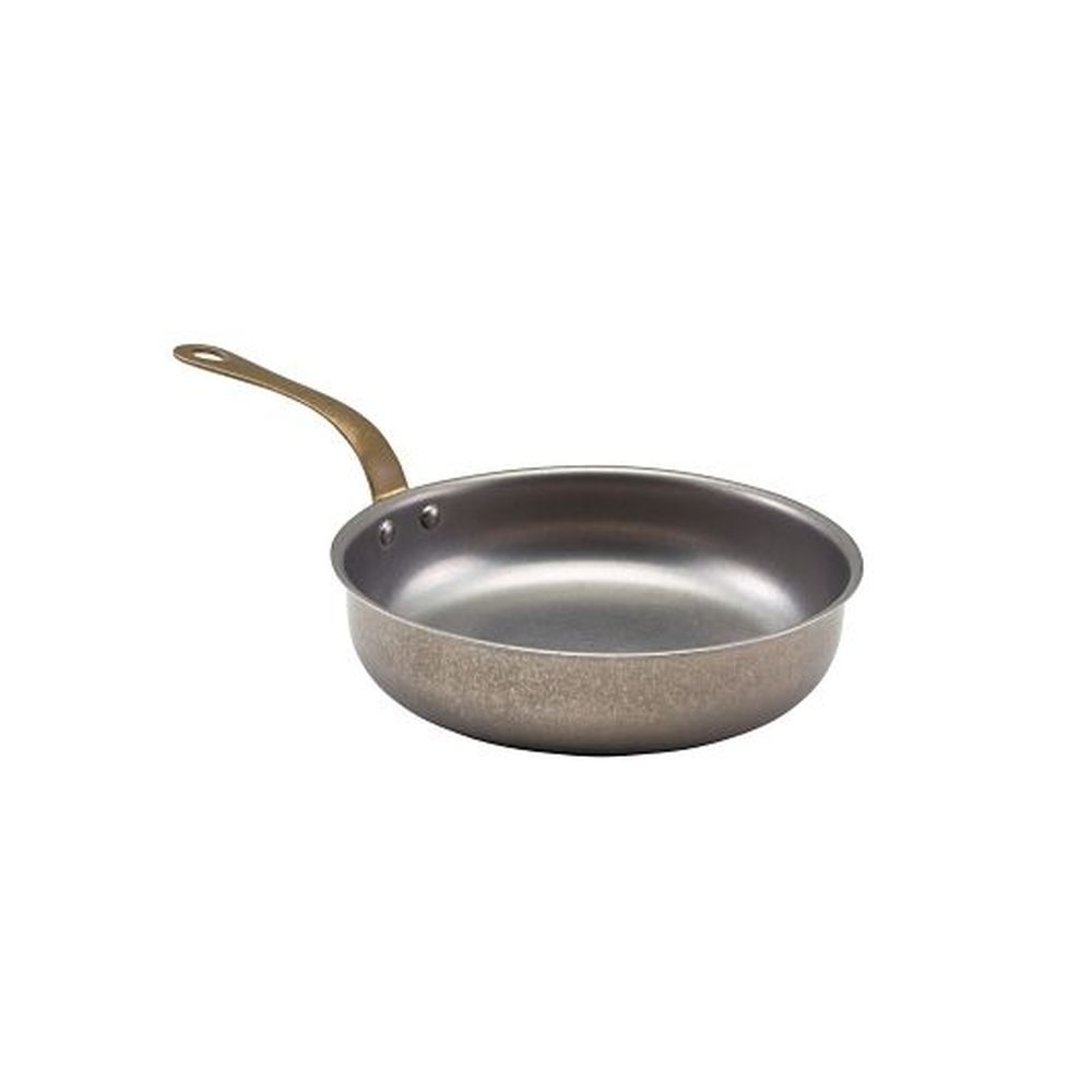 Genware Vintage Stainless Steel 1.0 Quart Fry Pan, 6 Count
