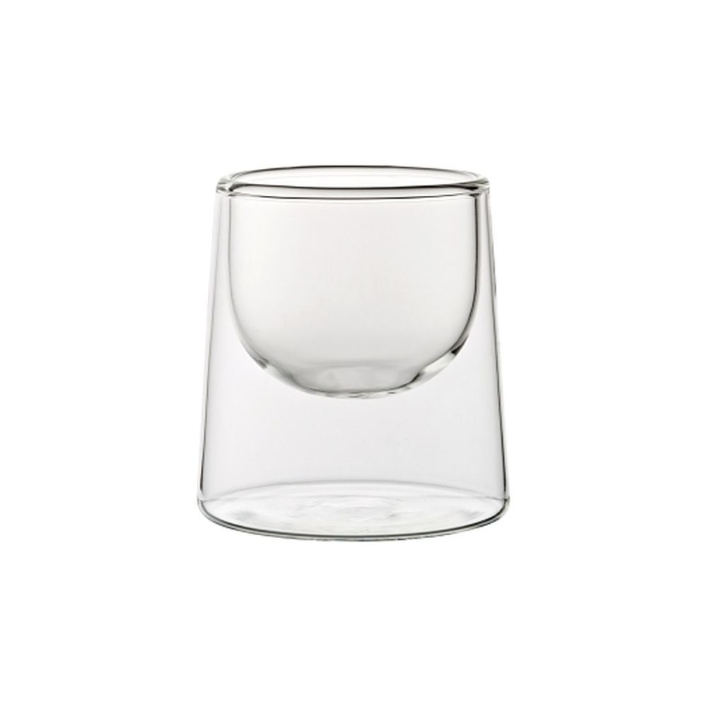 Utopia 5.25 Ounce Glass Double Walled Dessert/tasting Dish, 6 Count