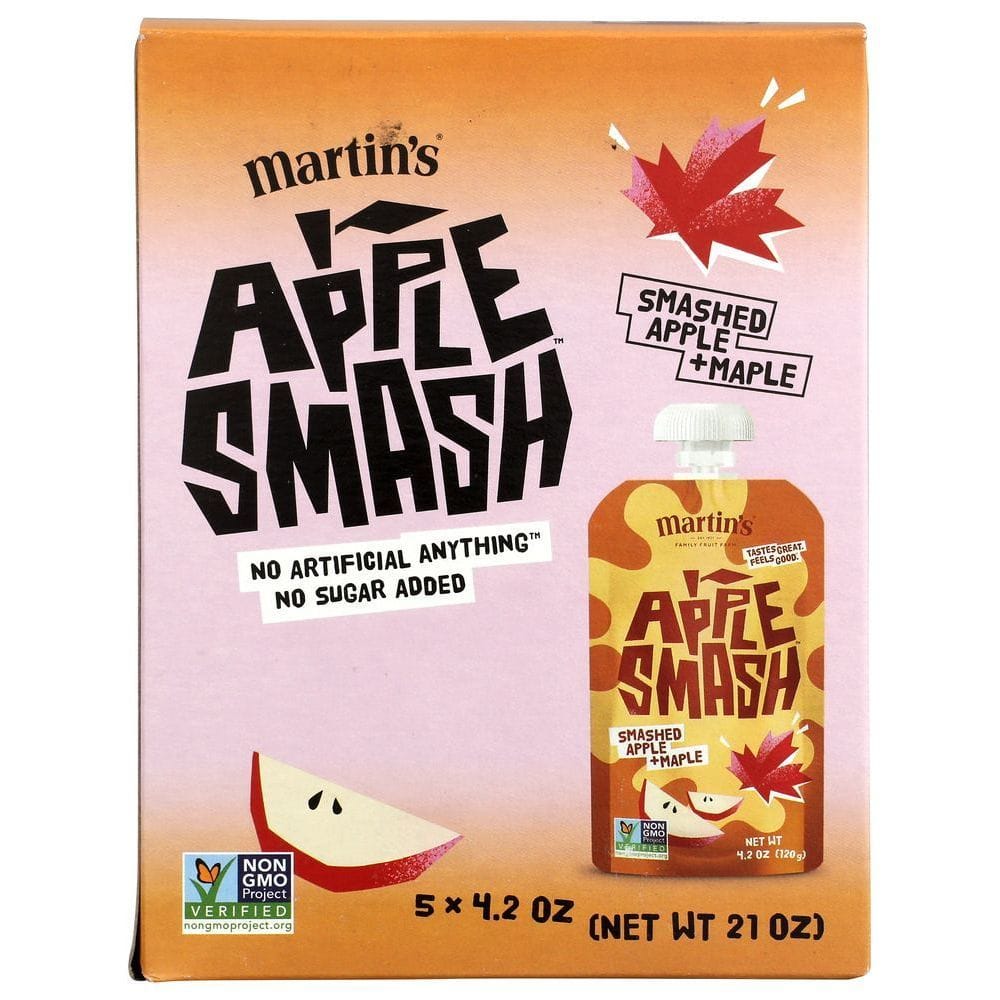 Apple Smash Maple Applesauce, 21 Ounce -- 8 Per Case