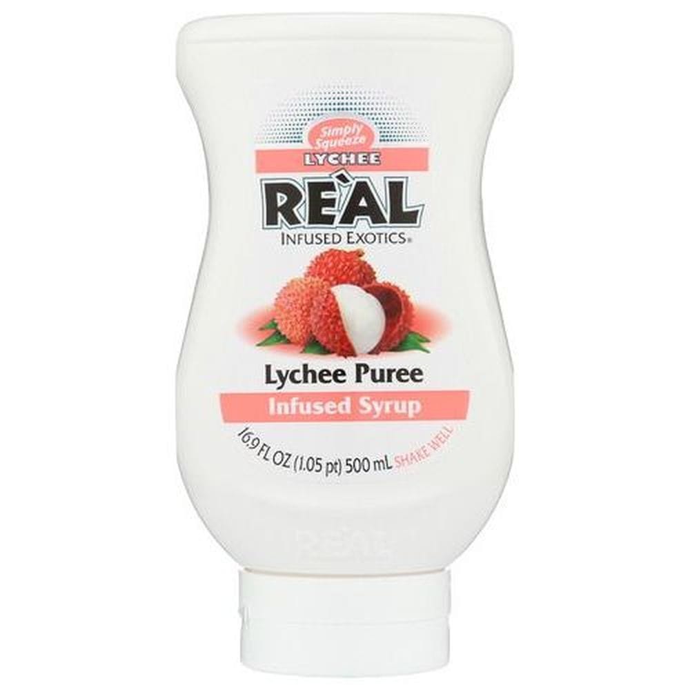 Real Infused Exotics Lychee Infused Syrup, 16.9 Fluid Ounce -- 6 Per Case