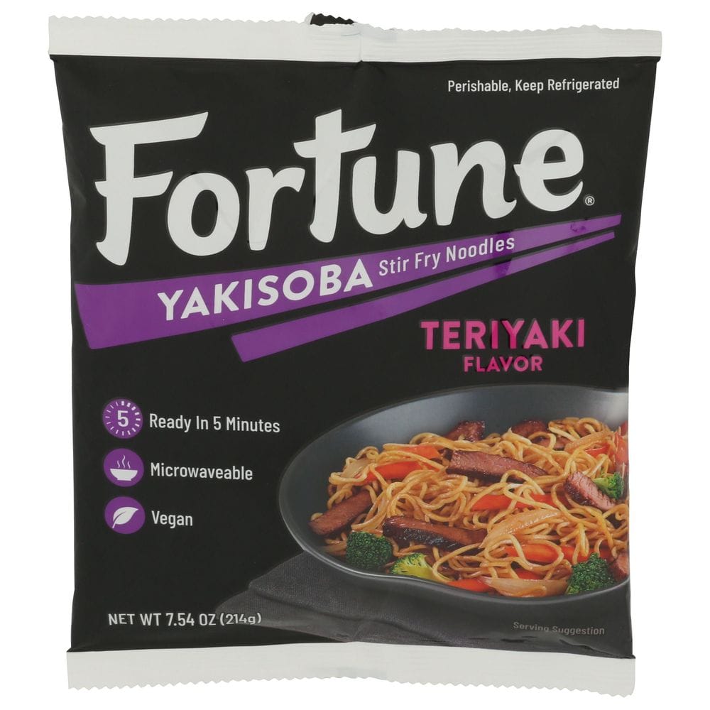 Fortune Yakisoba Teriyaki Stir Fry Noodle, 7.7 Ounce -- 12 Per Case