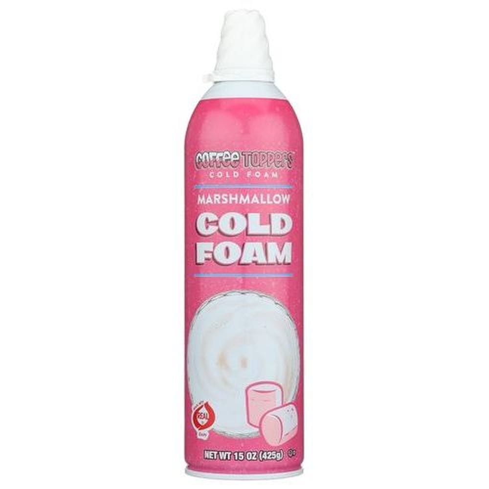 Coffee Toppers Marshmallow Cold Foam Topping, 15 Ounce -- 12 Per Case