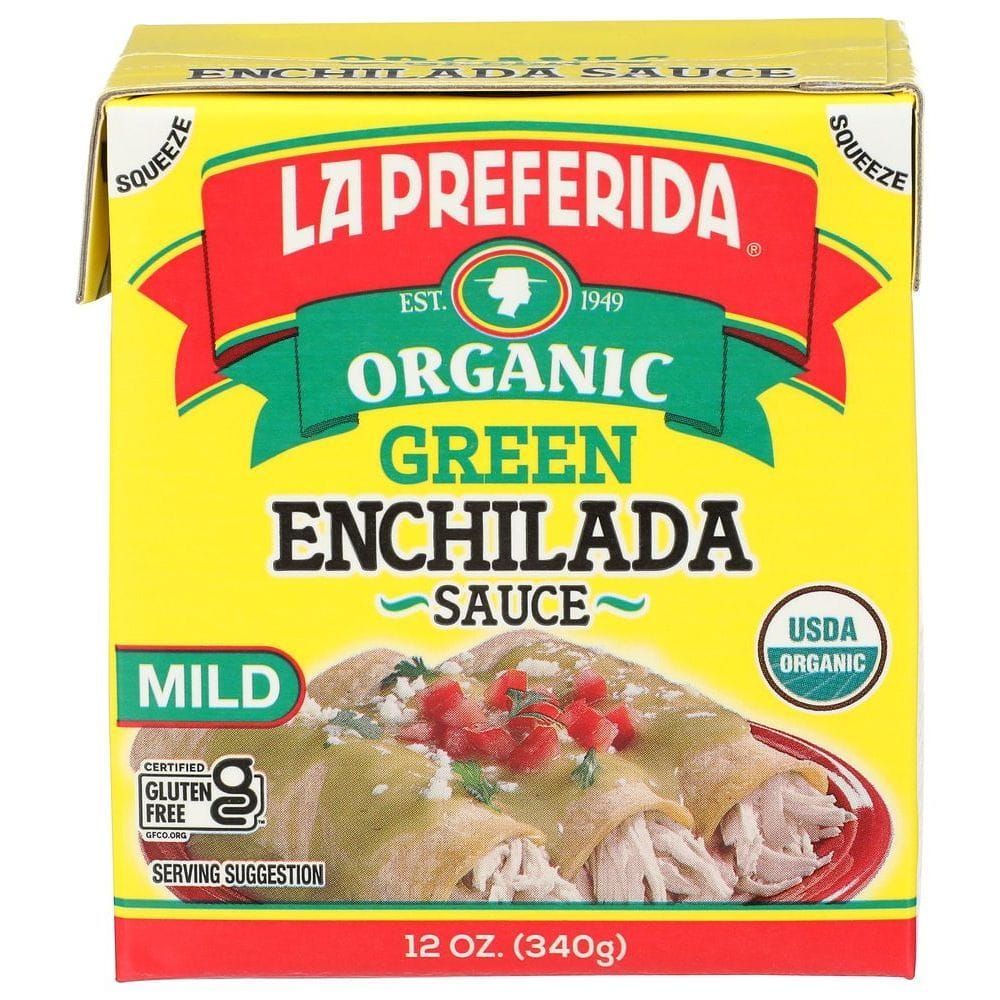 La Preferida Organic Mild Green Enchilada Sauce, 12 Ounce -- 10 Per Case