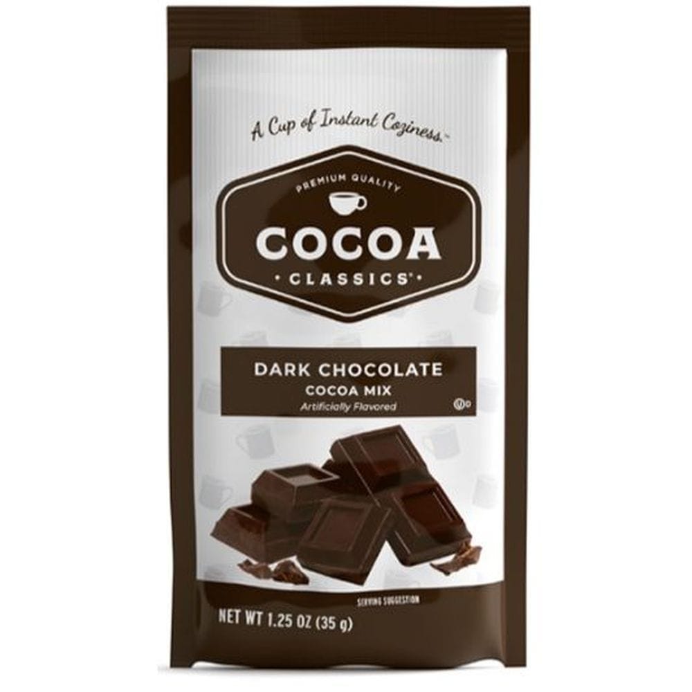 Cocoa Classics Dark Chocolate Cocoa Mix, 1.25 Ounce -- 36 Per Case