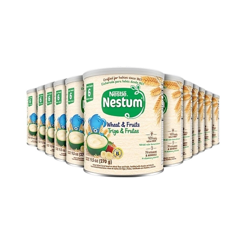 Nestum Wheat And Fruits Probiotic Infant Cereal, 9.52 Ounce -- 12 Per Case