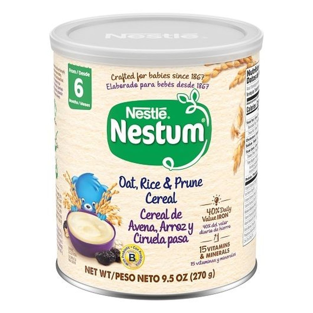 Nestum Oat Rice And Prune Cereal, 9.52 Ounce -- 12 Per Case