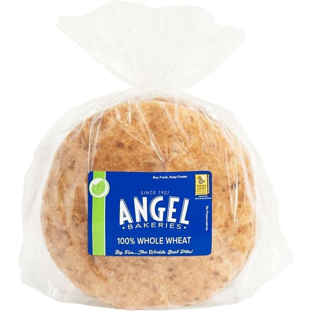 Angel Bakeries Whole Wheat Pita Bread, 3.5 Ounce