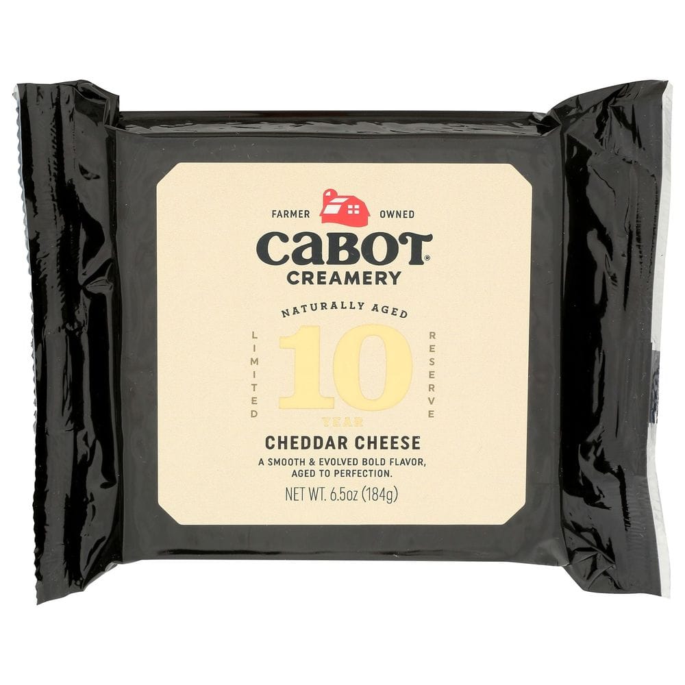 Cabot Creamery 10 Year Cheddar Cheese, 6.5 Ounce -- 12 Per Case