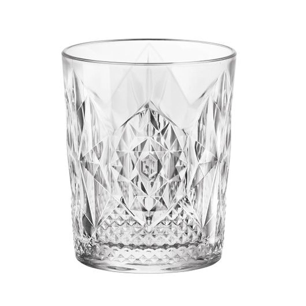 Bormioli Rocco Stone 13.5 Ounce Double Old Fashioned Glass, 24 Count