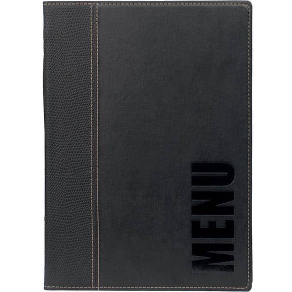 American Metalcraft Black Polyurethane Trendy Menu Holder, 10 X 13 Inch
