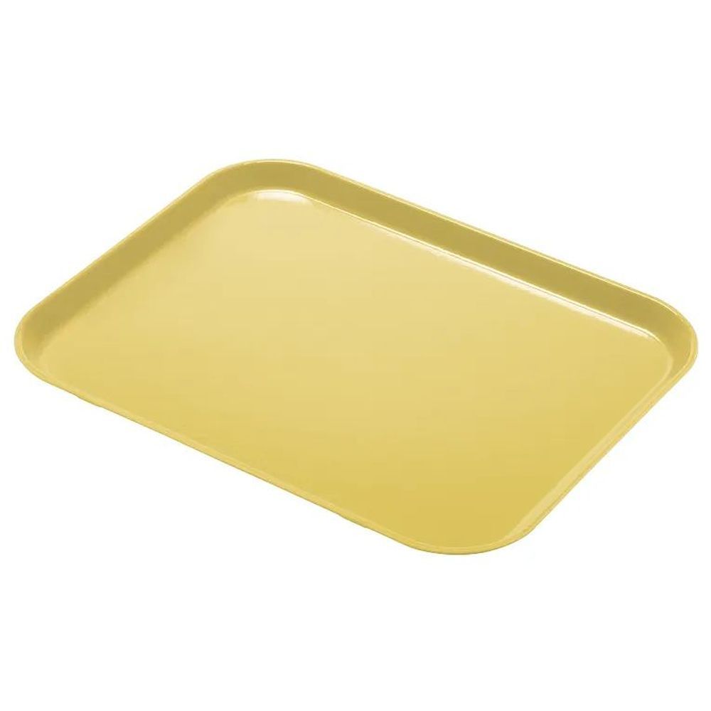 Cambro Camlite Yellow Fiberglass Rectangular Serving Tray, 14 X 18 Inch -- 12 Per Case