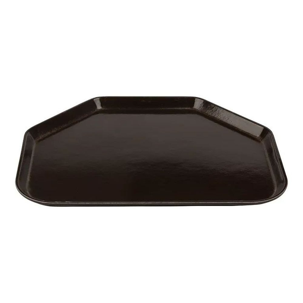 Cambro Camtrays Brazil Brown Fiberglass Trapezoid Tray, 14 X 18 Inch -- 12 Per Case