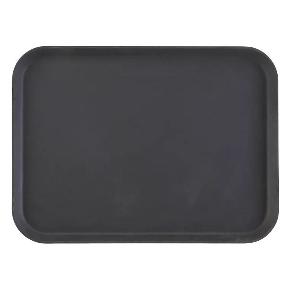 Cambro Camtread Black Satin Fiberglass Rectangular Tray, 15 X 20 1/4 Inch -- 12 Per Case