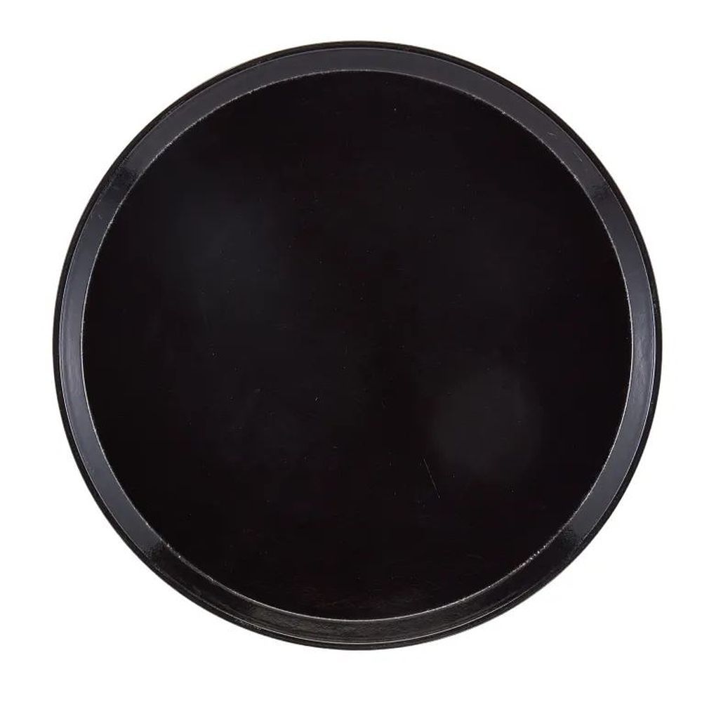 Cambro Camtrays Black Fiberglass Round Tray, 16 Inch -- 12 Per Case