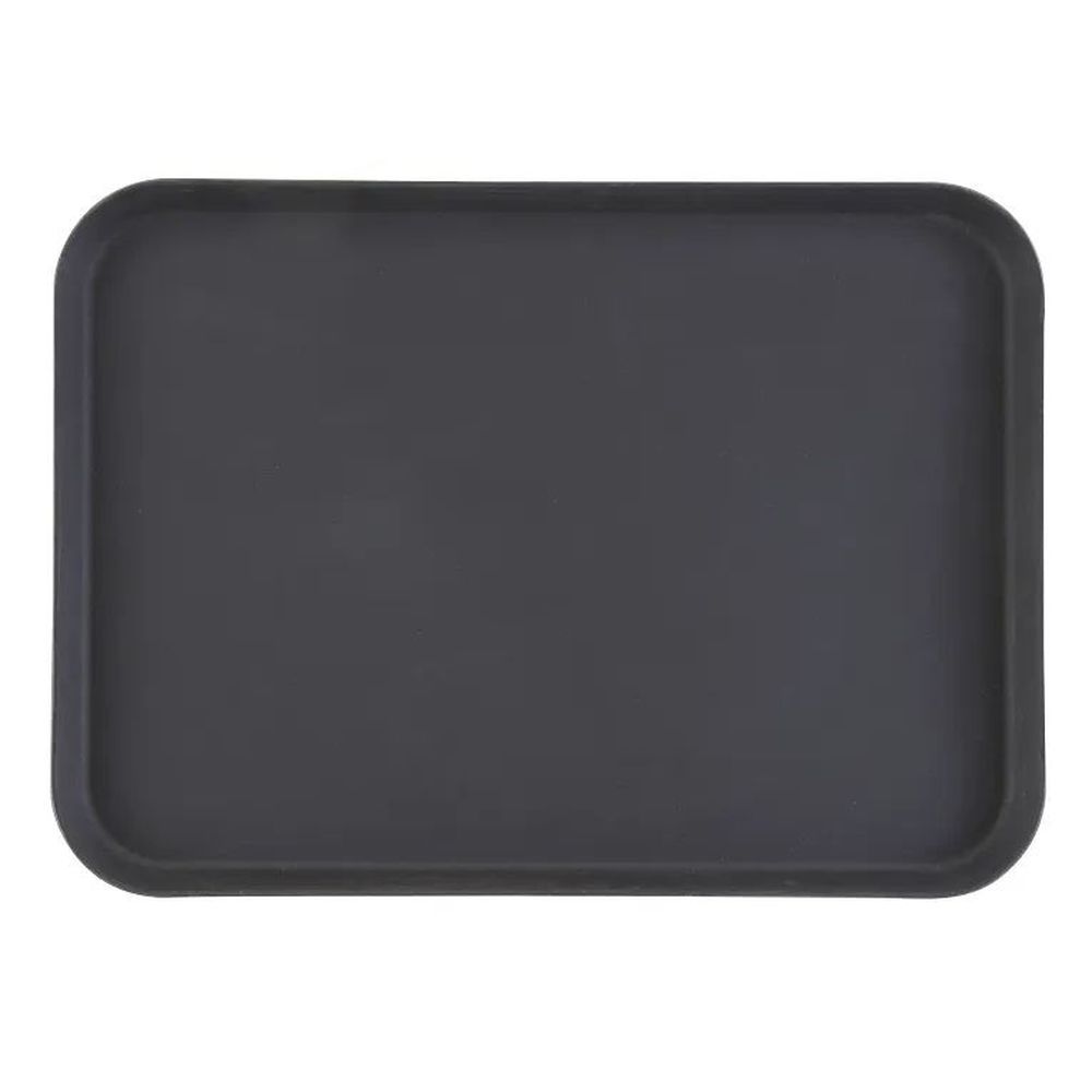 Cambro Camtread Black Satin Rectangular Tray, 16 X 22 Inch -- 12 Per Case