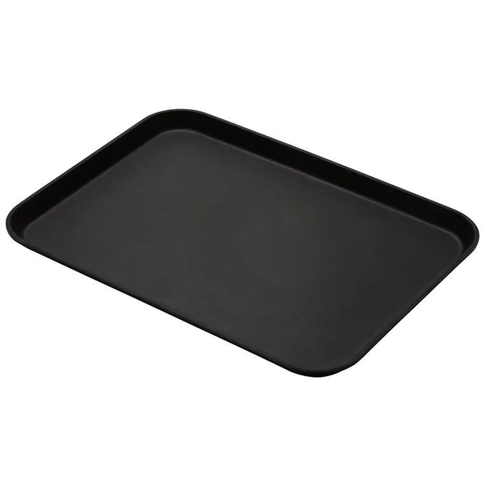 Cambro Camtread Black Fiberglass Rectangular Tray, 17 13/16 X 25 11/16 Inch -- 6 Per Case
