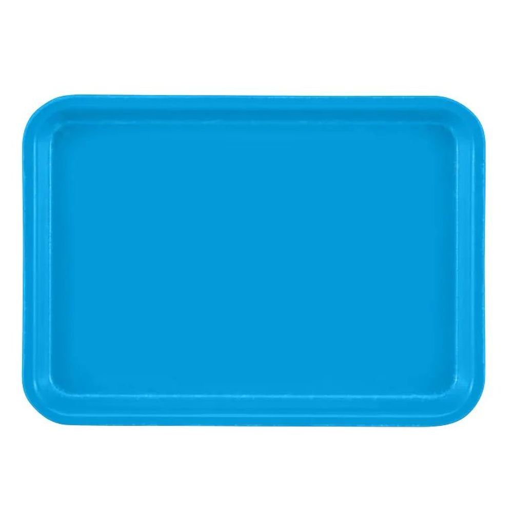 Cambro Camtrays Horizon Blue Fiberglass Rectangular Low Profile Rim Tray, 4 1/4 X 6 Inch -- 12 Per Case