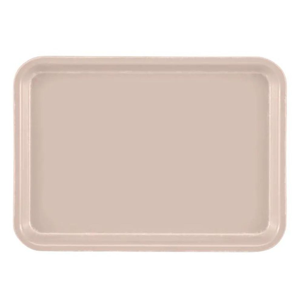 Cambro Camtrays Light Peach Fiberglass Rectangular Low Profile Rim Tray, 4 1/4 X 6 Inch -- 12 Per Case