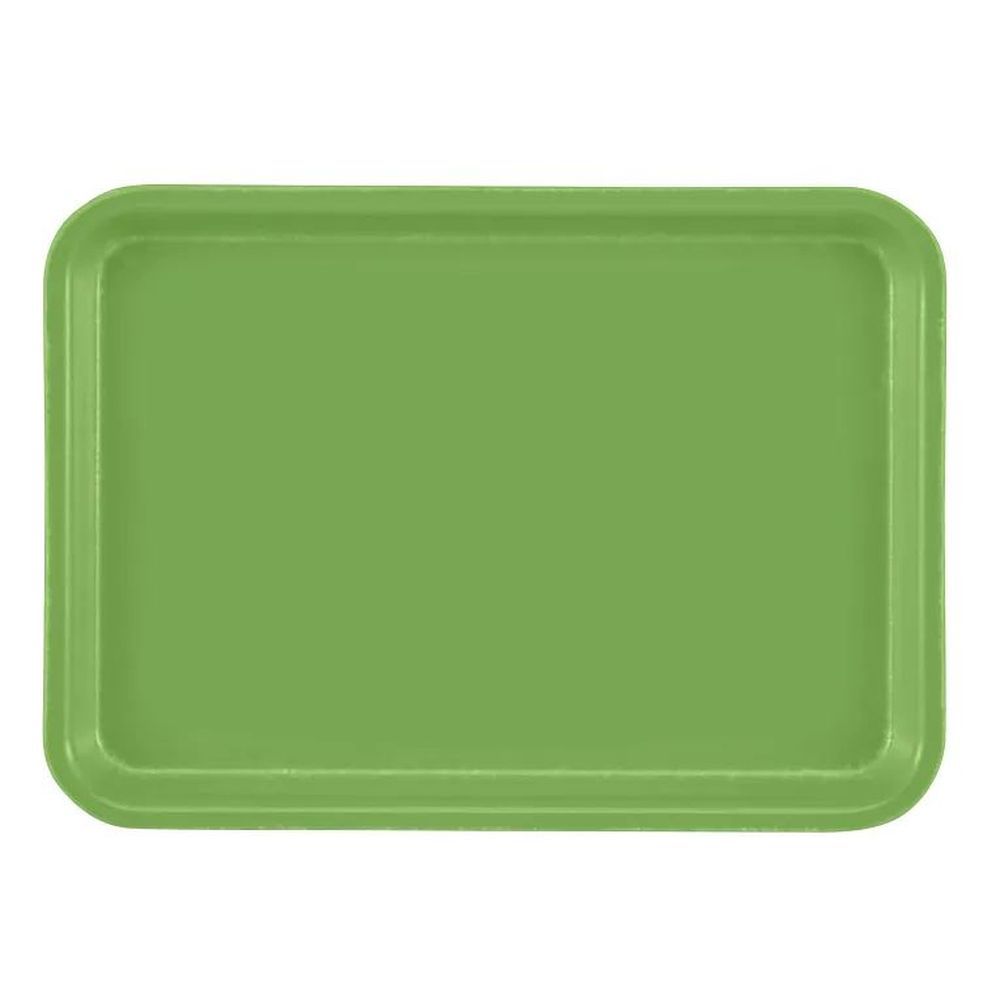 Cambro Camtrays Lime-ade Fiberglass Rectangular Low Profile Rim Tray, 4 1/4 X 6 Inch -- 12 Per Case