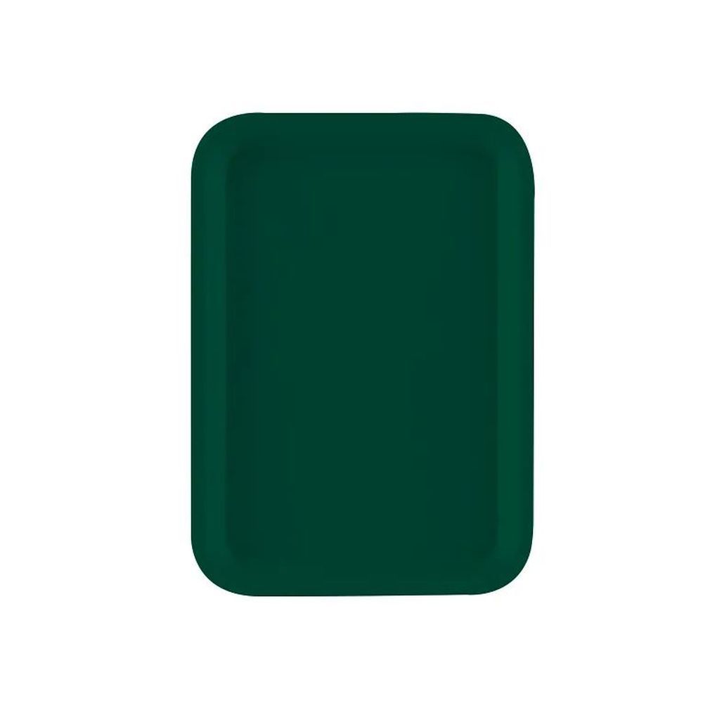 Cambro Camtrays Sherwood Green Fiberglass Rectangular Low Profile Rim Tray, 4 1/4 X 6 Inch -- 12 Per Case