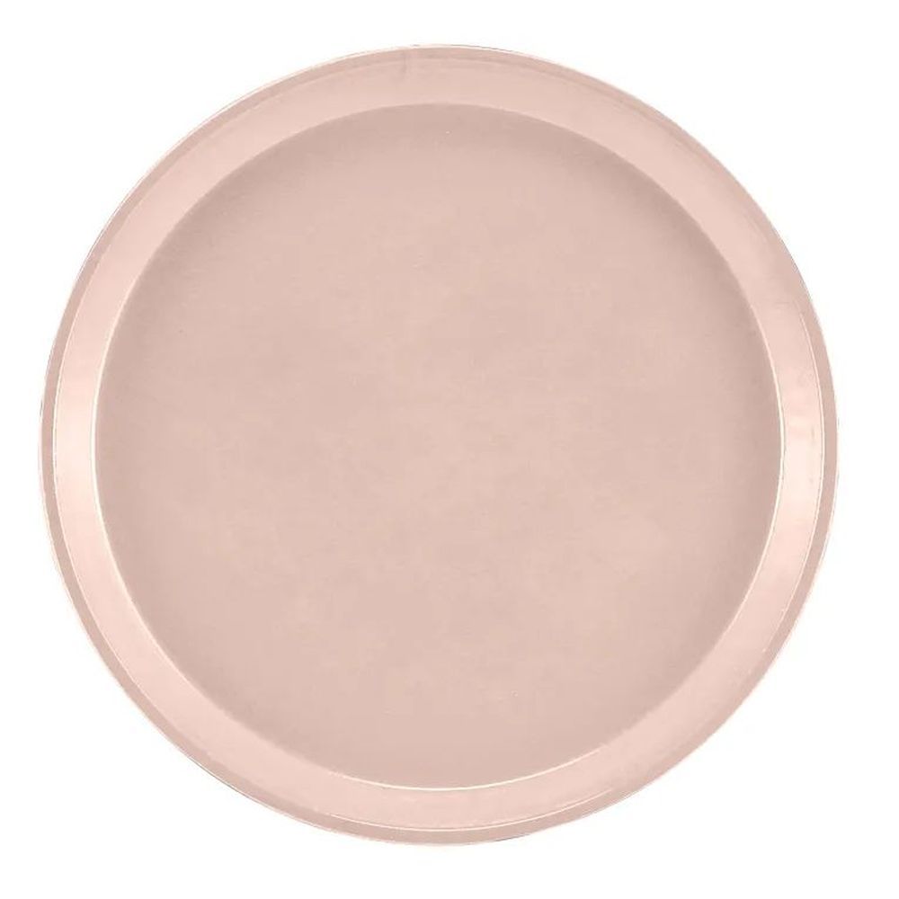Cambro Camtrays Light Peach Fiberglass Round Tray, 9 Inch -- 12 Per Case
