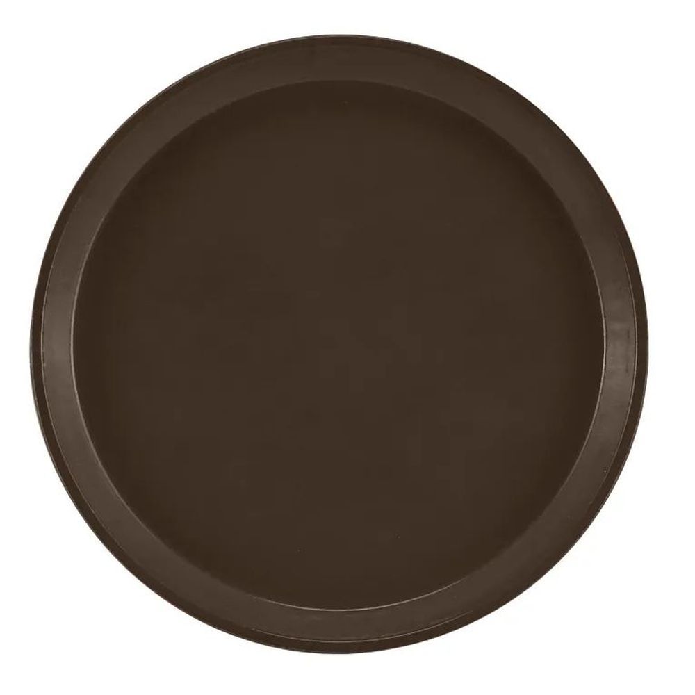 Cambro Camtrays Brazil Brown Fiberglass Round Tray, 9 Inch -- 12 Per Case