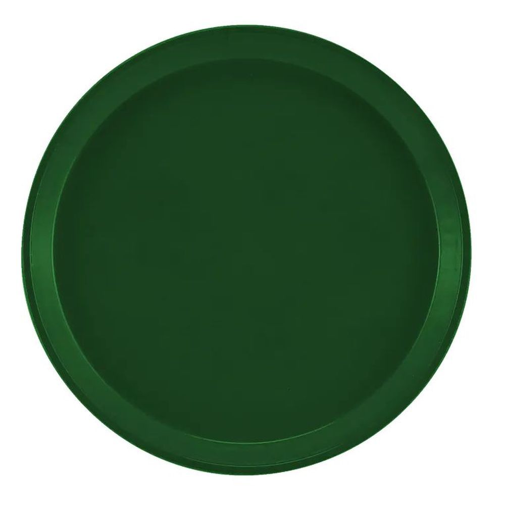 Cambro Camtrays Sherwood Green Fiberglass Round Tray, 9 Inch -- 12 Per Case