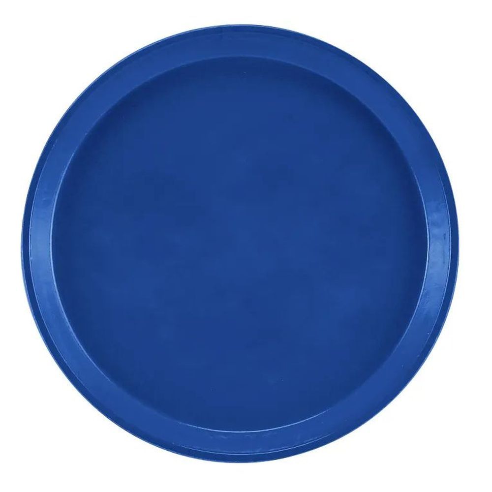 Cambro Camtrays Amazon Blue Fiberglass Round Tray, 9 Inch -- 12 Per Case