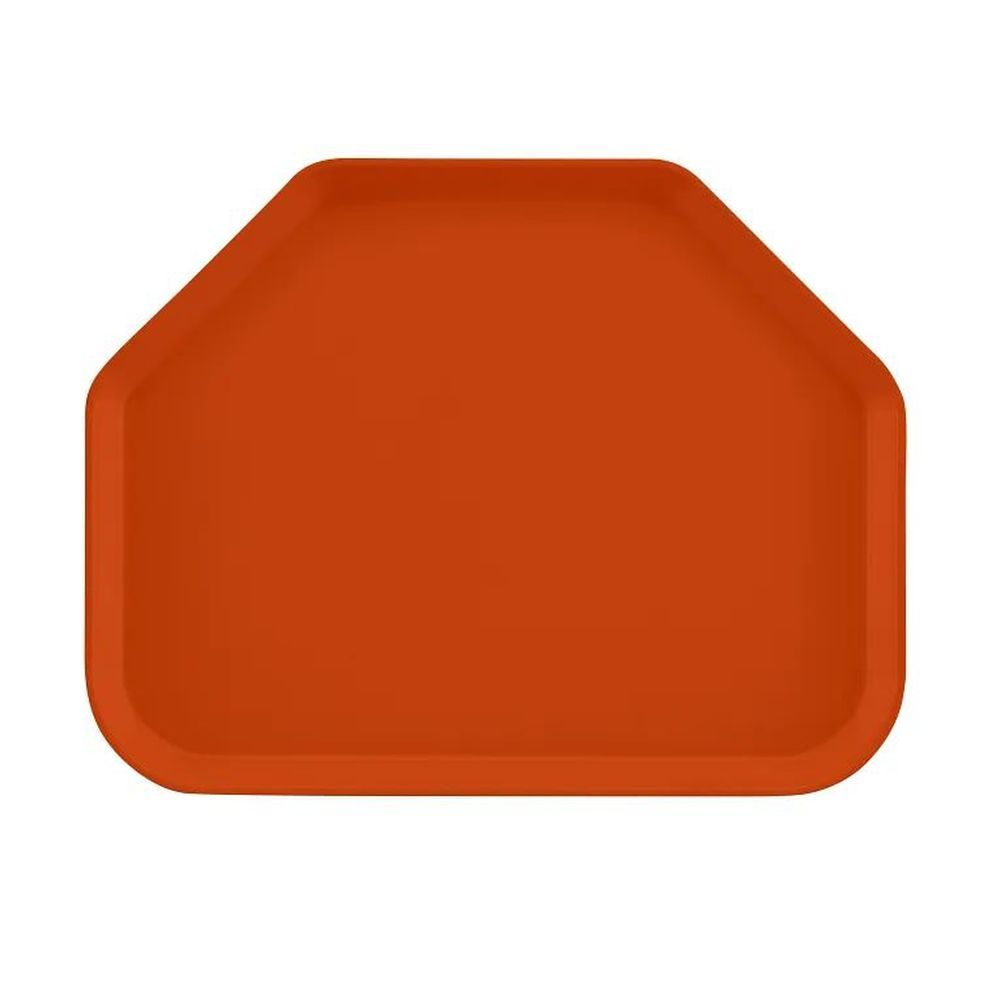 Cambro Camtrays Citrus Orange Fiberglass Trapezoid Tray, 14 X 18 Inch -- 12 Per Case