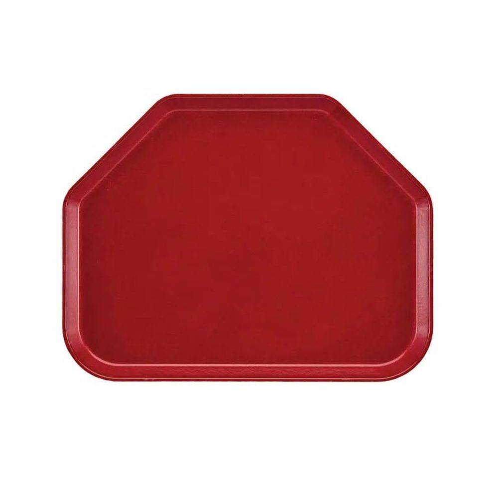 Cambro Camtrays Ever Red Fiberglass Trapezoid Tray, 14 X 18 Inch -- 12 Per Case