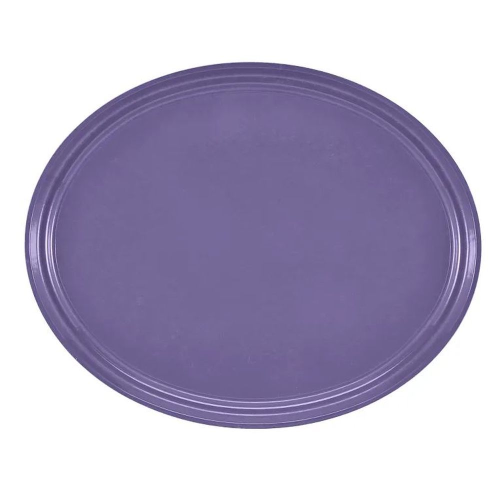 Cambro Camtrays Grape Fiberglass Oval Serving Tray, 19 1/4 X 24 Inch -- 6 Per Case