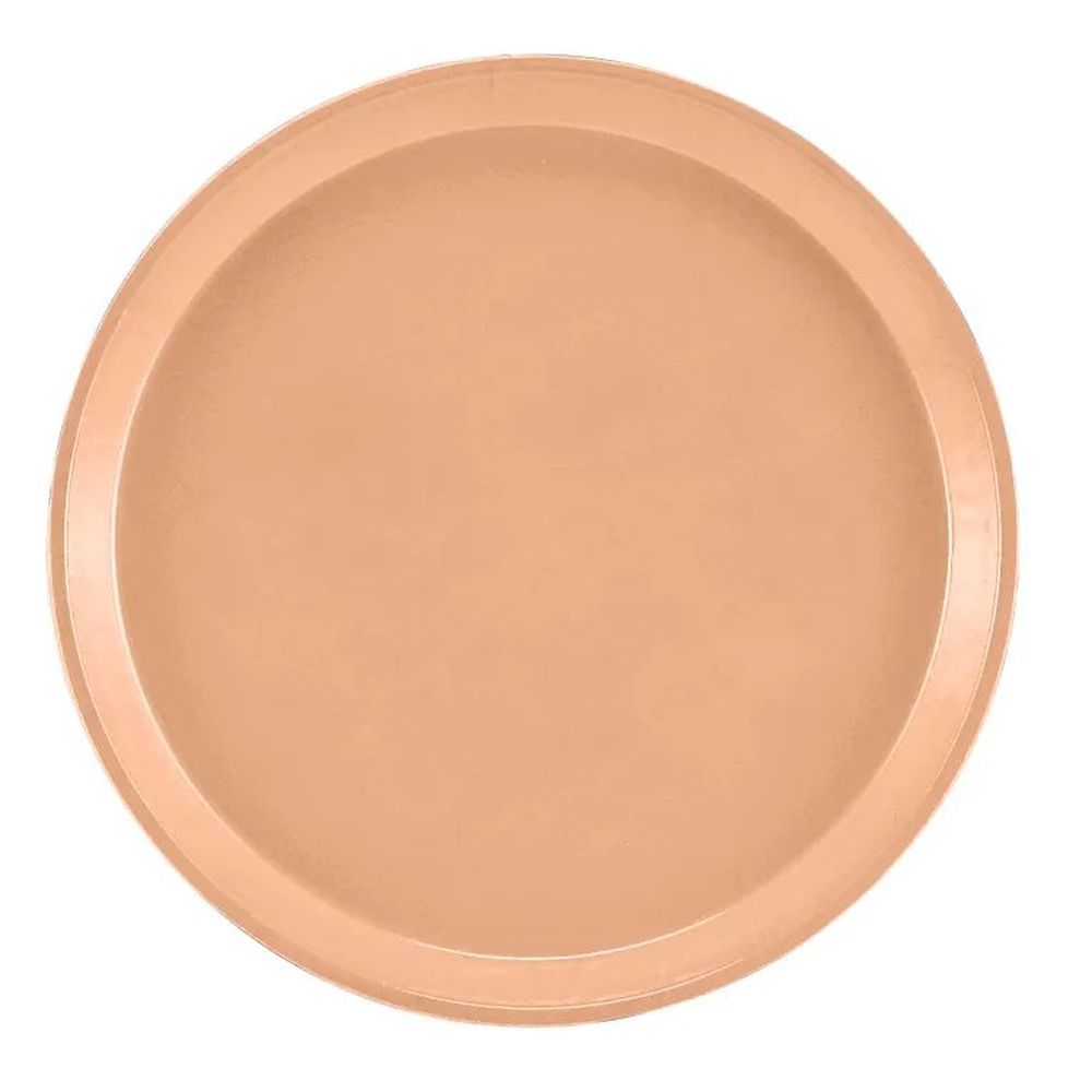Cambro Camtrays Dark Peach Fiberglass Round Tray, 9 Inch -- 12 Per Case