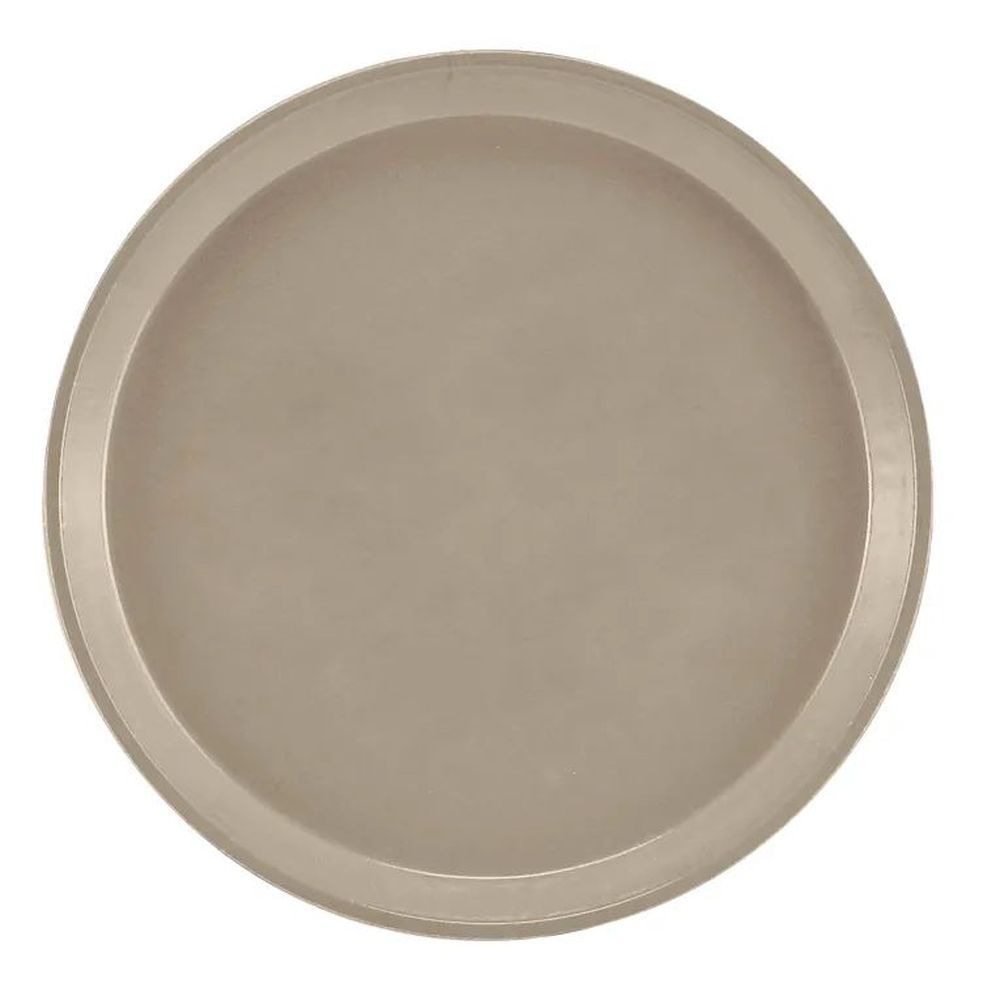 Cambro Camtrays Taupe Fiberglass Round Tray, 9 Inch -- 12 Per Case