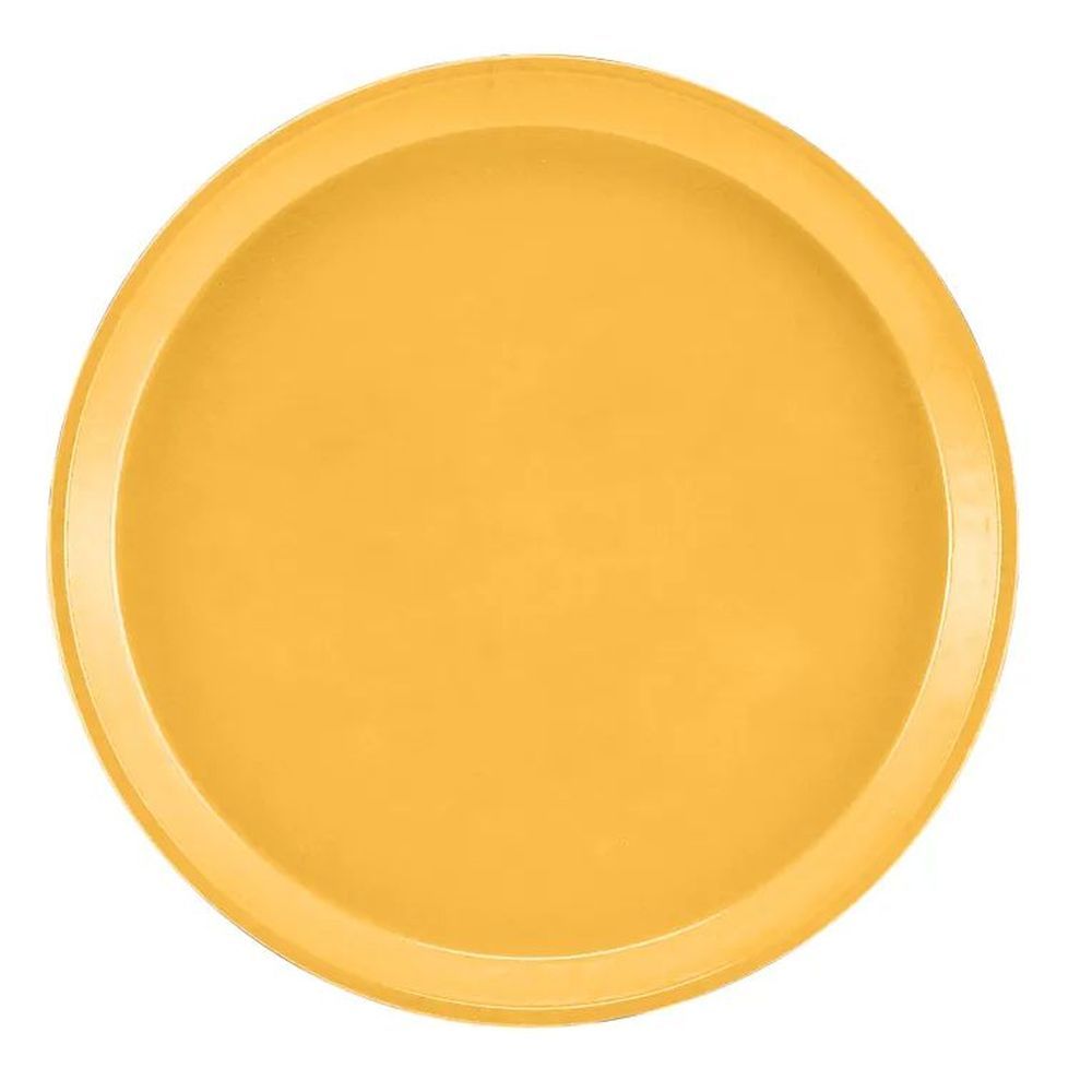 Cambro Camtrays Tuscan Gold Fiberglass Round Tray, 9 Inch -- 12 Per Case