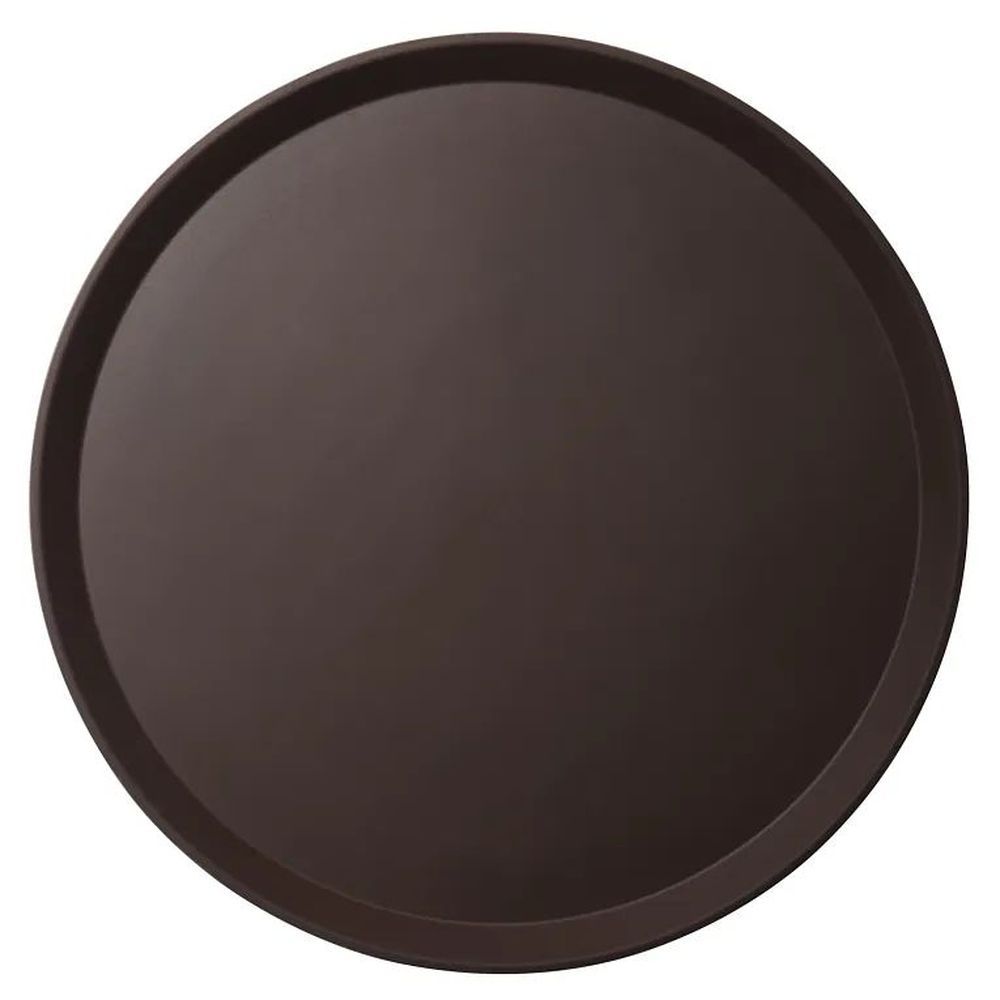 Cambro Camtread Taver Tan Fiberglass Round Tray, 18 Inch -- 6 Per Case