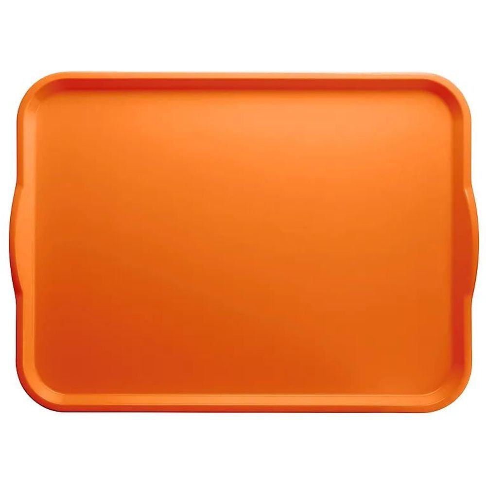 Cambro Camtrays Orange Pizazz Fiberglass Rectangular Tray With Handles, 15 X 20 Inch -- 12 Per Case
