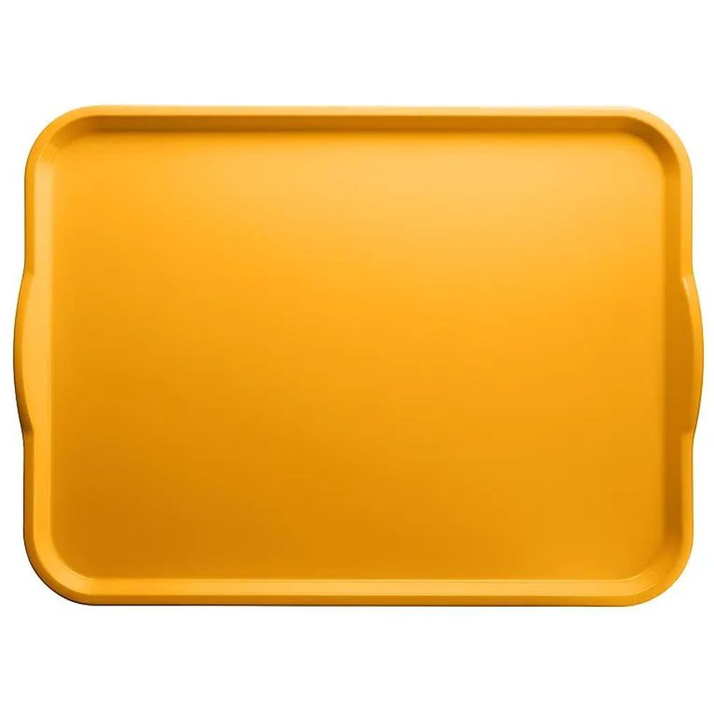 Cambro Camtrays Mustard Fiberglass Rectangular Tray With Handles, 15 X 20 Inch -- 12 Per Case