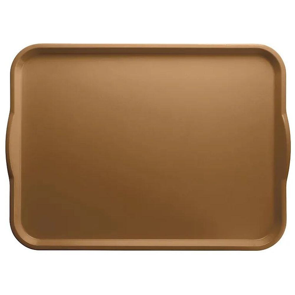 Cambro Camtrays Suede Brown Fiberglass Rectangular Tray With Handles, 15 X 20 Inch -- 12 Per Case