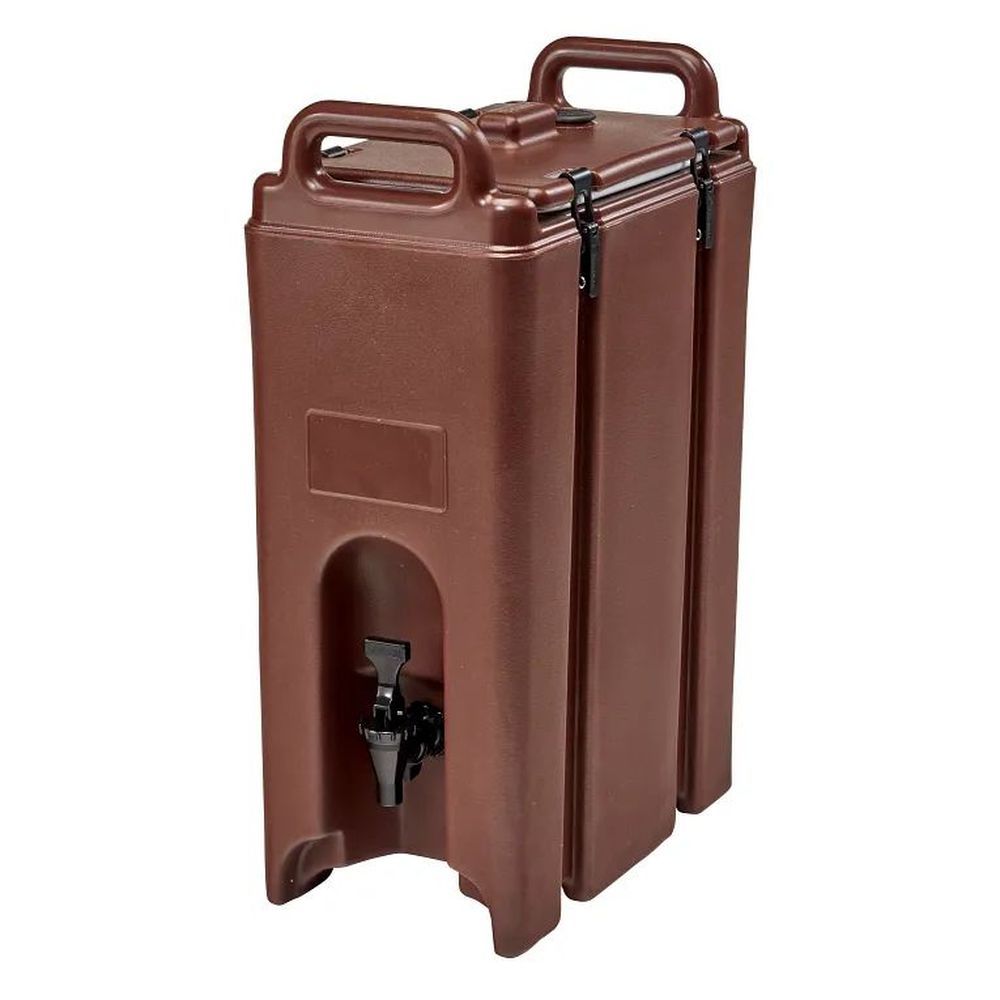 Cambro Camtainers Dark Brown Insulated Beverage Dispenser, 1 1/2 Gallon Capacity